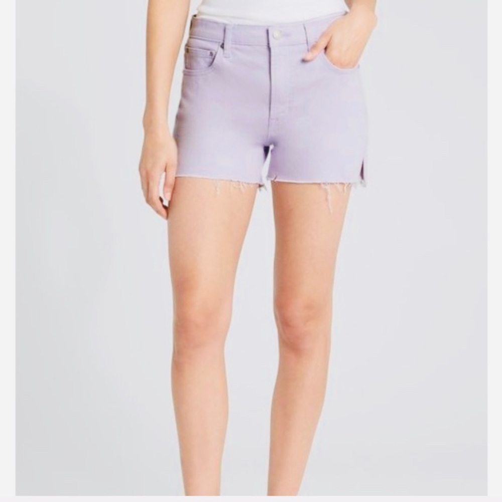 NWT Gap High Rise Lavender Shorts